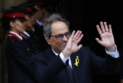  Quim Torra toma posesión como nuevo presidente de Cataluña