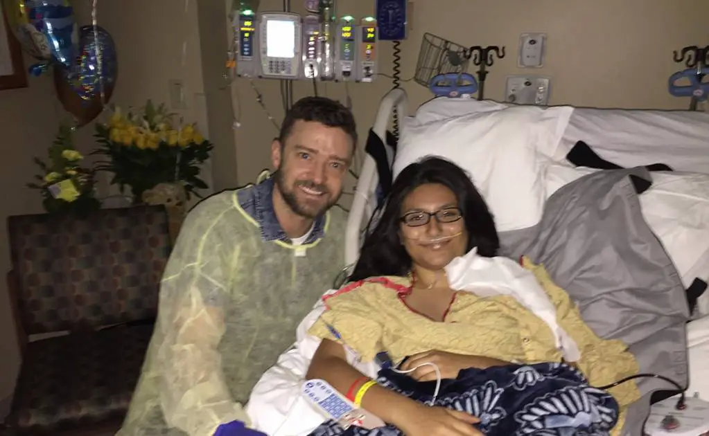  Justin Timberlake visitó a sobreviviente de tiroteo en Texas