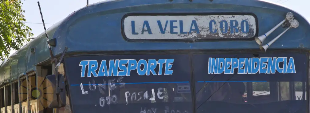  Pasaje en autobús Coro-La Vela  subió a 7.000 bolívares
