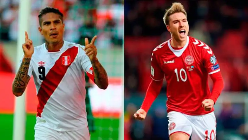  Perú y Dinamarca se verán por primera vez las caras en el Mundial de Rusia 2018