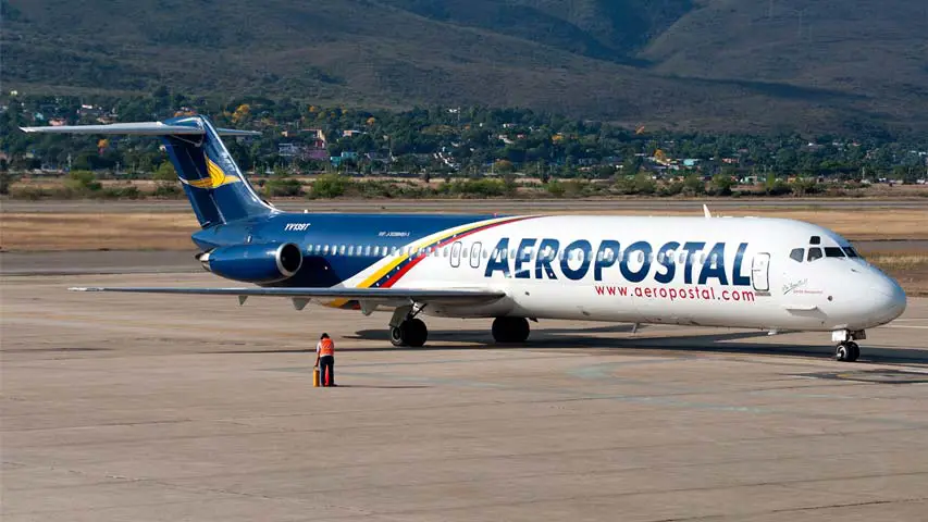  Aeropostal reanudó vuelos Caracas- La Habana luego de un año