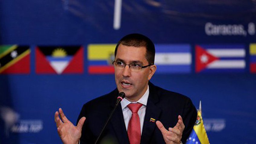  Jorge Arreaza exhortó a canciller colombiano a establecer un diálogo bilateral