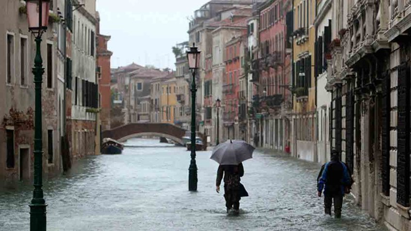  Mueren en Italia cinco personas a causa de un temporal de viento y lluvia