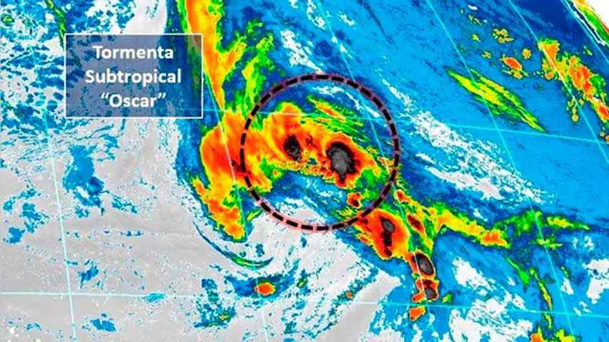  Tormenta tropical Óscar podría convertirse en huracán