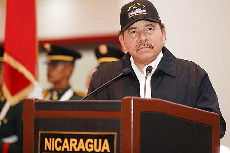  Daniel Ortega rechaza intervencionismo de EE.UU. y la UE