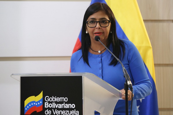  Delcy Rodríguez: el pueblo venezolano garantiza la paz del país