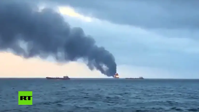  Aumenta a nueve número de muertos por incendio de dos barcos en Kerch