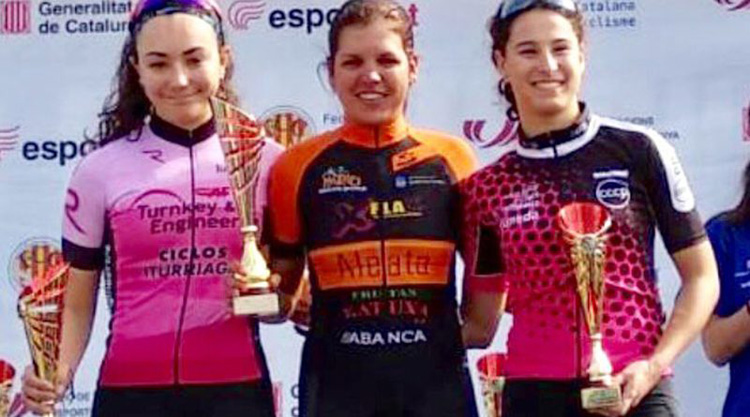  Ciclista venezolana María Daza triunfó en Copa Cataluña