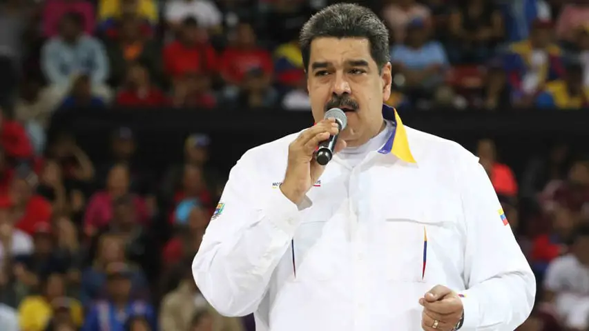  Maduro inspeccionó complejo hidroeléctrico en Bolívar