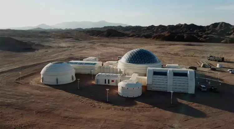  Una base para “vivir como en Marte” se abre en el desierto chino