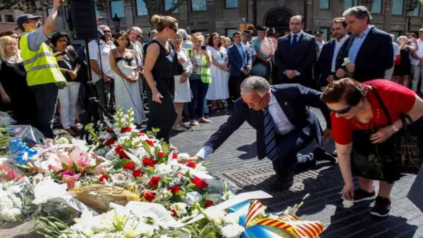  Homenaje a víctimas de atentados 17A en Barcelona