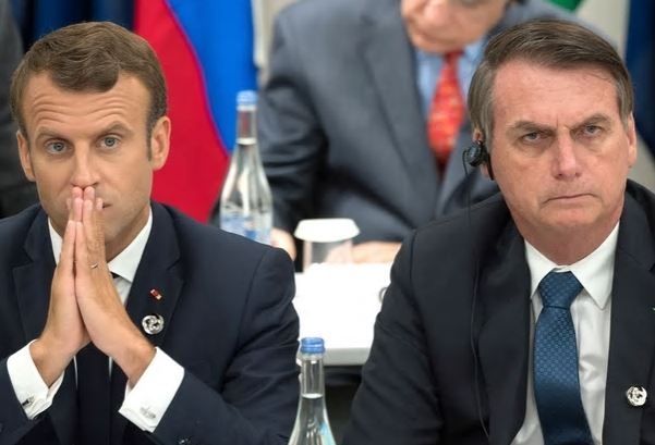 Macron lamenta que Bolsonaro haya irrespetado a su esposa Brigitte