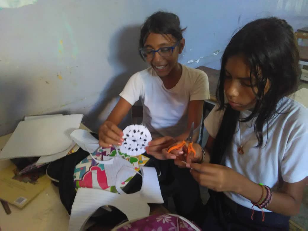 Estudiantes del liceo Judibana.