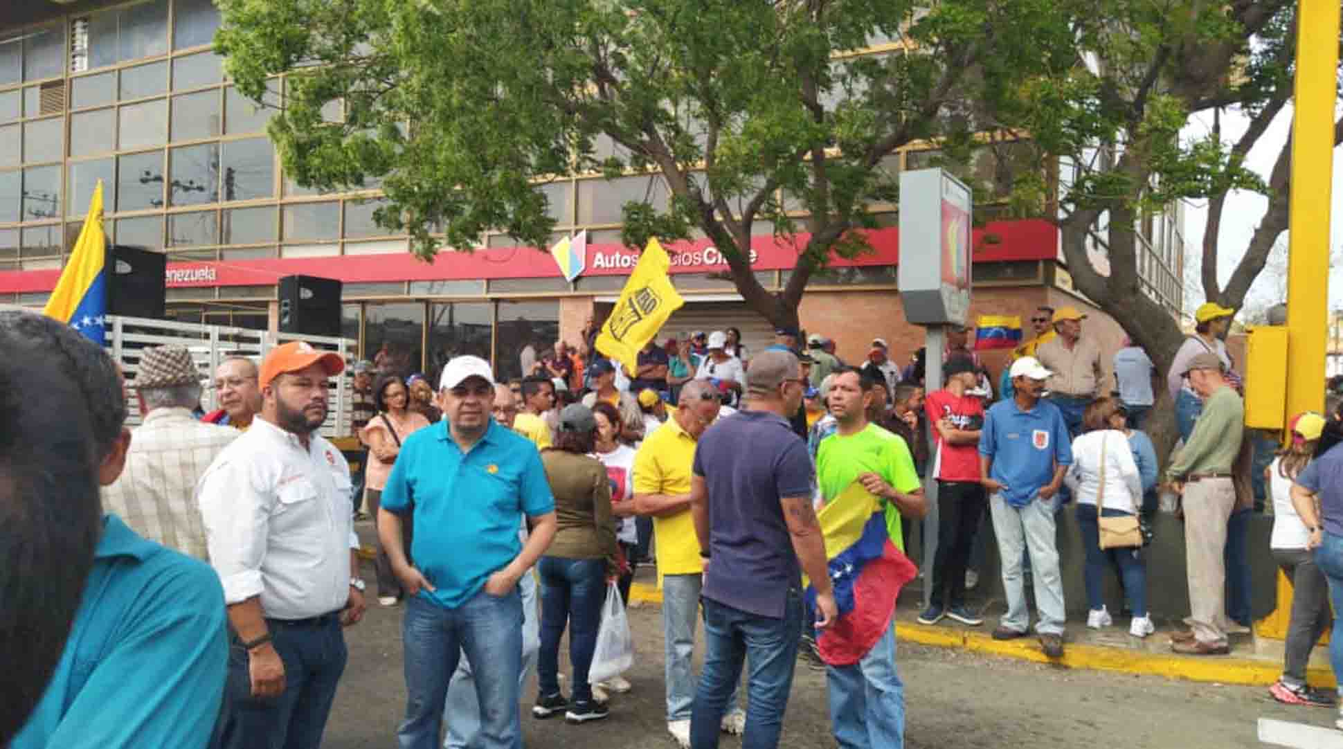 Concentración opositora