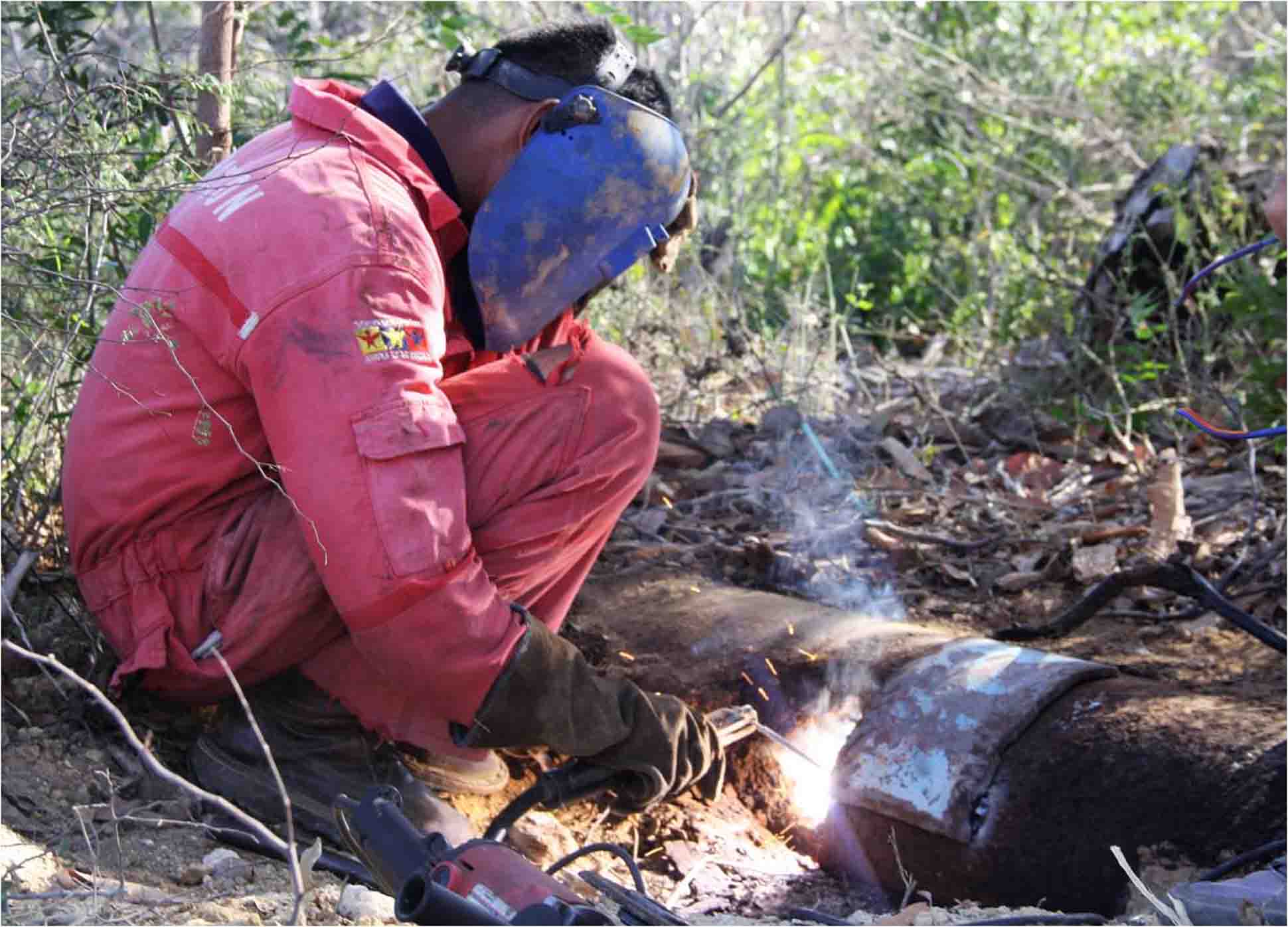 Reparación de tubería