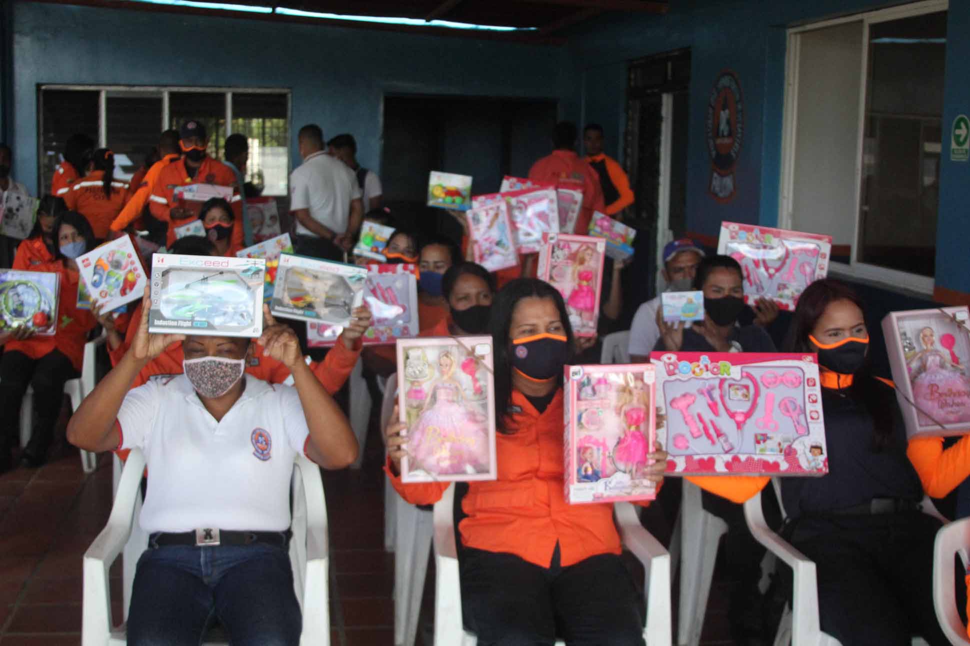 Entrega de juguetes