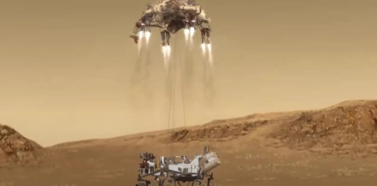 Minutos de terror de un aterrizaje en Marte recreado por la NASA