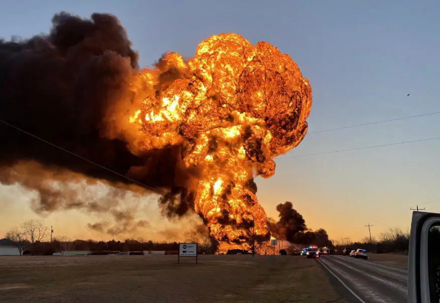 explosion en texas