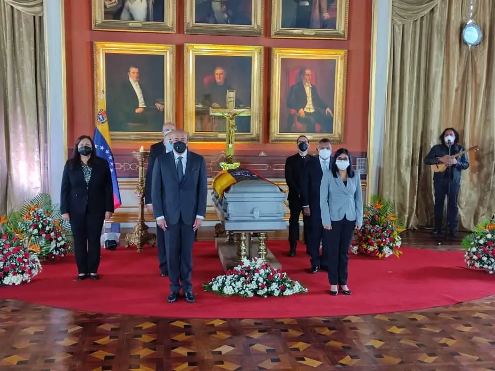  PSUV divulga fotos del funeral de Aristóbulo Istúriz
