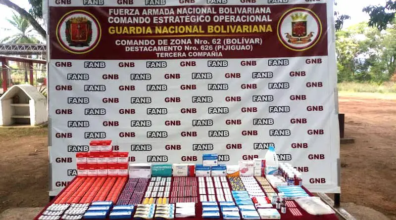  Decomisan 297 unidades de medicamentos colombianos en Bolívar