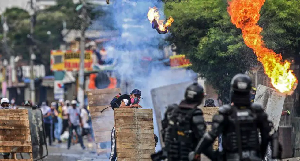 protestas en colombia