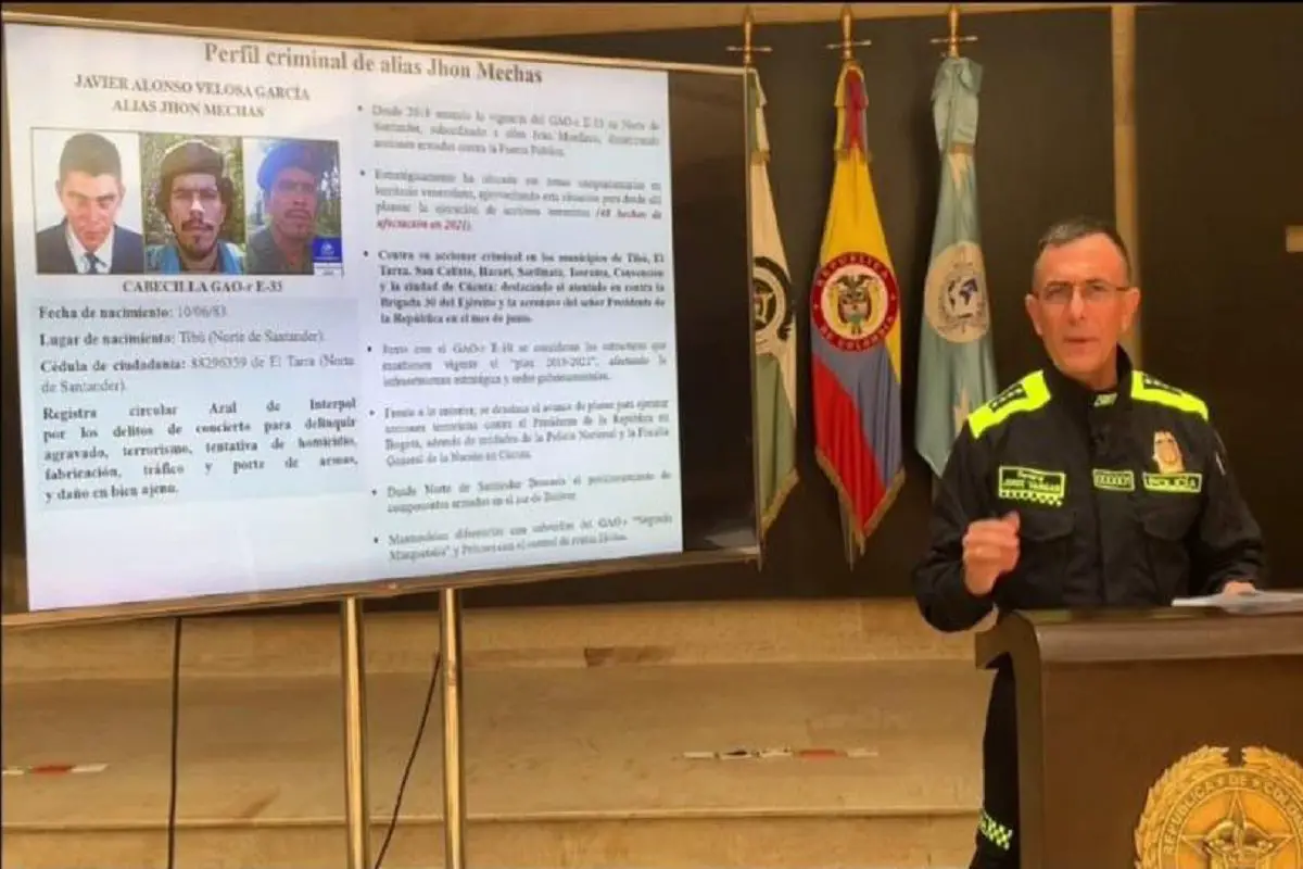  Policía colombiana | Autor del atentado de Duque está en Zulia