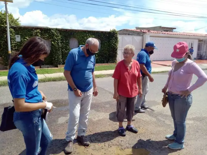 Hidrofalcón realizó operativo de corrección de fugas en María Auxiliadora III