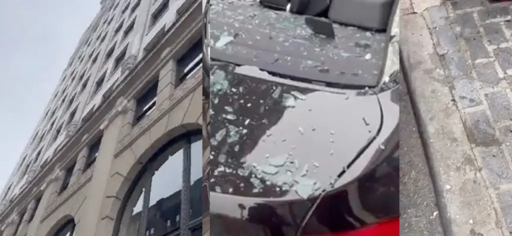 Sobrevivió a la caída desde un noveno piso, mira dónde cayó