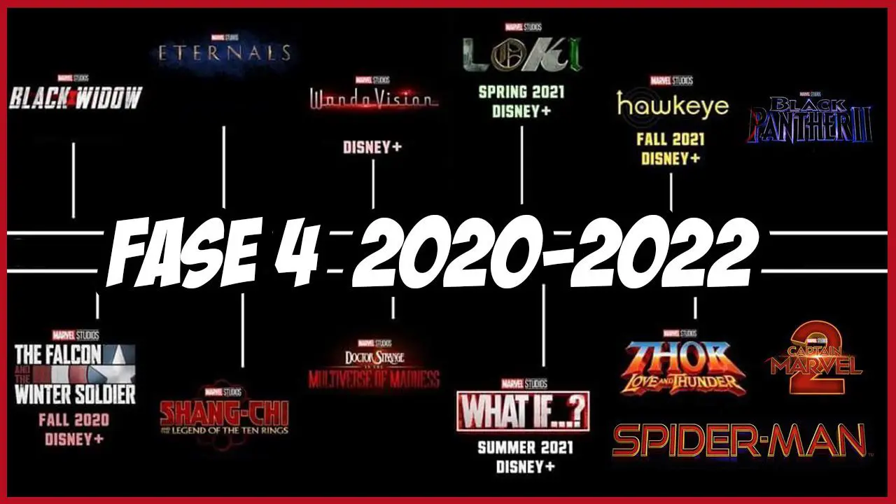  Conoce los cambios de fecha de la Cuarta Fase de Marvel