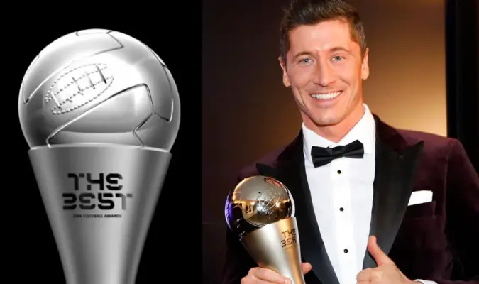 Robert Lewandowski se lleva el premio The Best