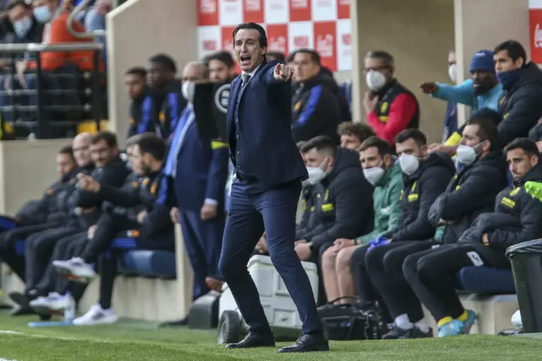 El técnico del Villarreal Unai Emery