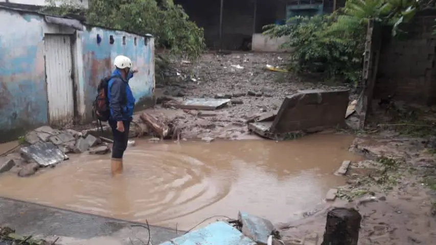 Coordinan acciones de contingencias por lluvias en Los Andes