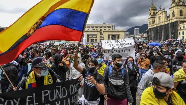 Las protestas en Colombia regresan a las calles, a un año del estallido social
