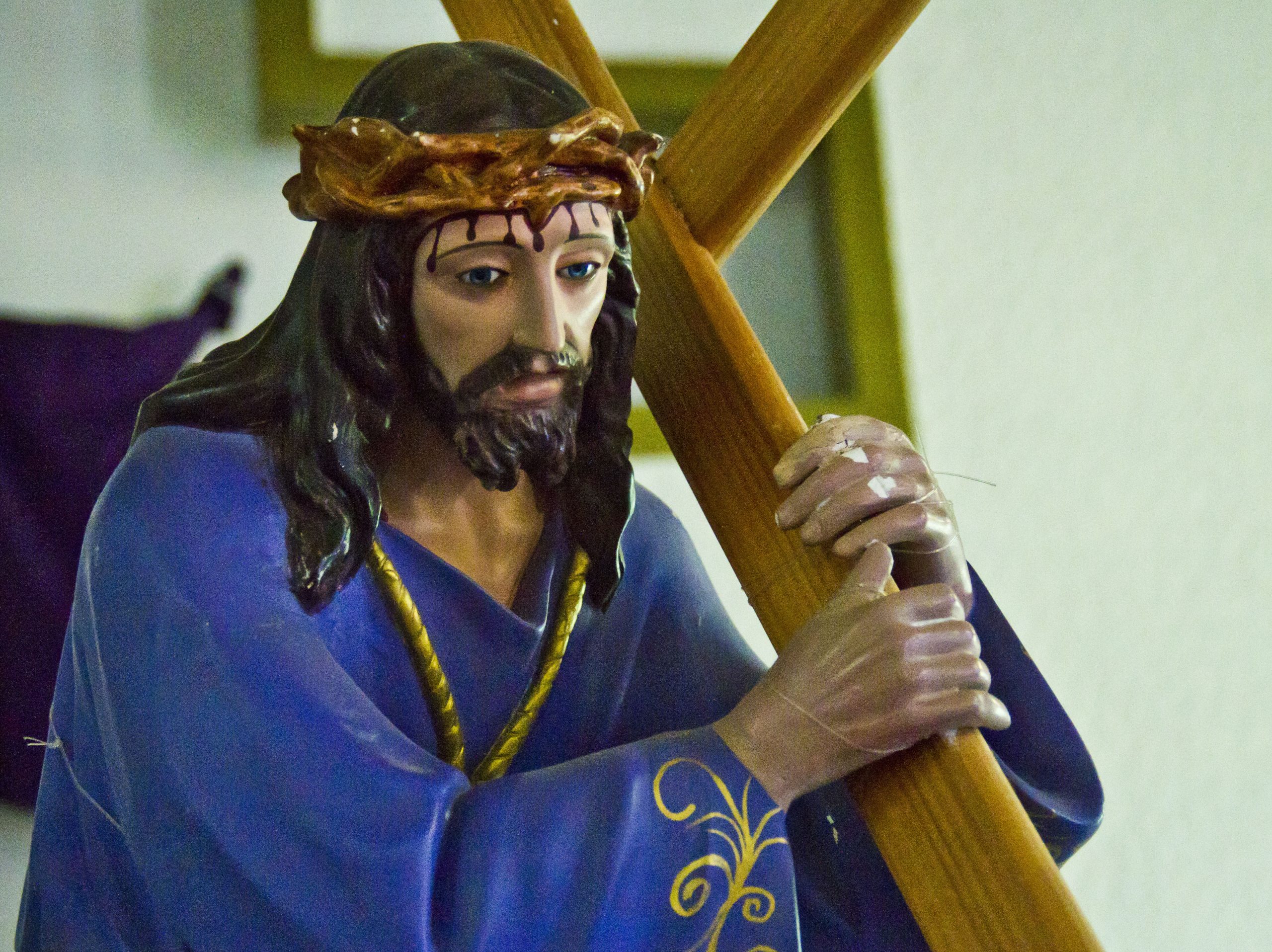 Procesión del nazareno: Feligreses rememoran la pasión de Cristo