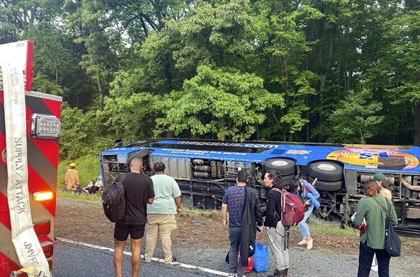  27 heridos por accidente de autobús en Maryland