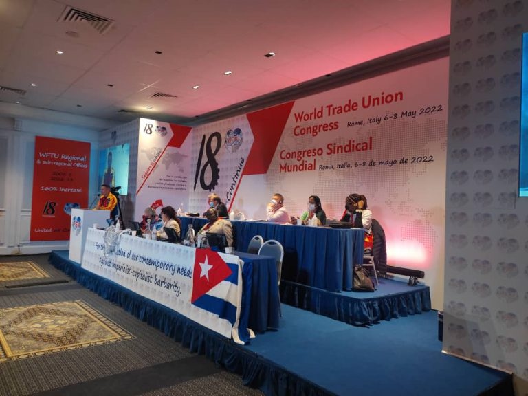 Venezuela presente en el congreso de la Federación Sindical Mundial
