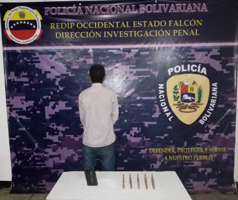 Detenido por la PNB portaba cargador de fusil