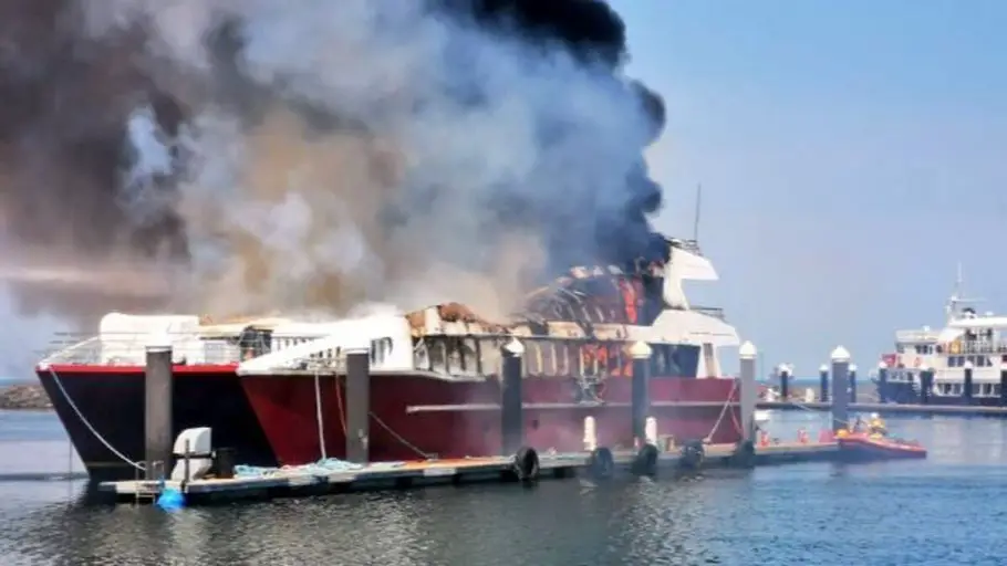 Se registra fuego en embarcaciones de pesca en Panamá