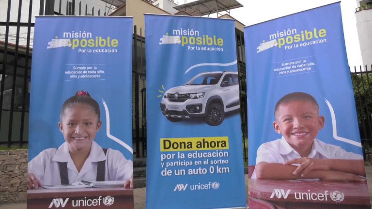 Unicef lanza campaña en Perú para el retorno de niños a clases