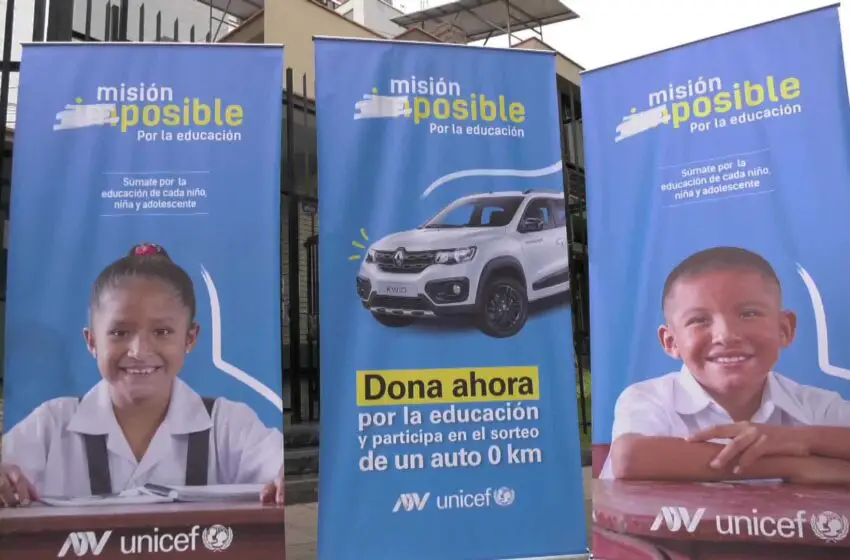  Unicef lanza campaña en Perú para el retorno de niños a clases