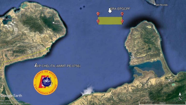 Desaparece embarcación con cinco tripulantes en costas venezolanas
