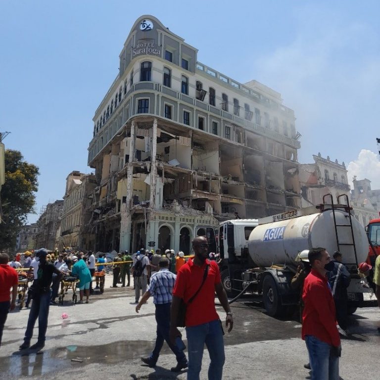 Sube a 18 cifra de muertos en hotel de La Habana