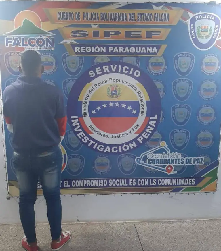 Detenido comerciante en Punto Fijo por el delito contra las personas