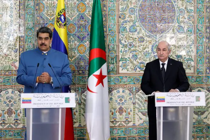  Maduro anunció la creación de una ruta aérea directa entre Argelia y Venezuela