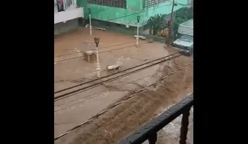 Lluvias causan el desborde de quebrada en La Vega