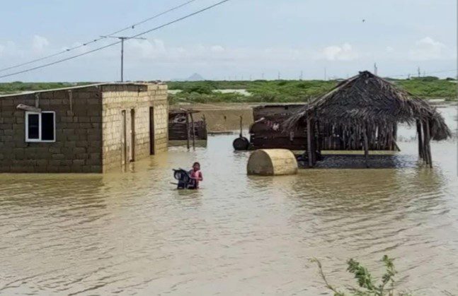 Zulia | Alrededor de 20 comunidades Guajira están inundadas