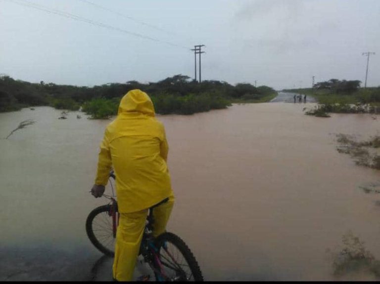 Quebrada de Moruy nuevamente desbordada