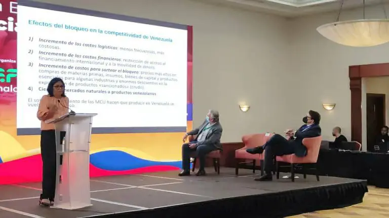 Delcy Rodríguez: el diálogo favorecerá la economía