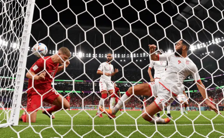 Sin goles termina el Dinamarca-Túnez
