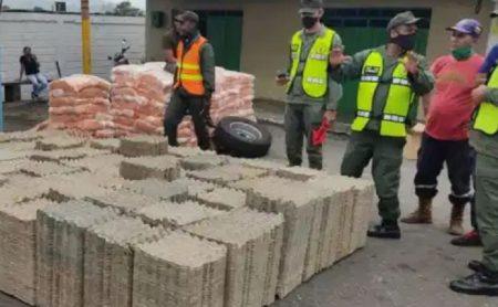 Incautan 120 kilos de droga en el Táchira.